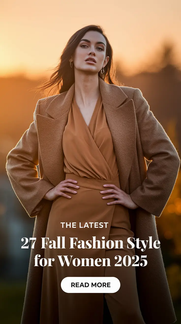 Fall Fashion Style For Women 2025 Chic Autumn Outfit Ideas