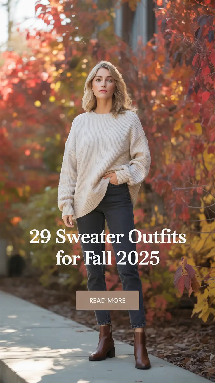 Sweater Outfits For Fall 2025 Casual To Work Looks Sweater Outfits For Fall 2025 Casual To Work Looks