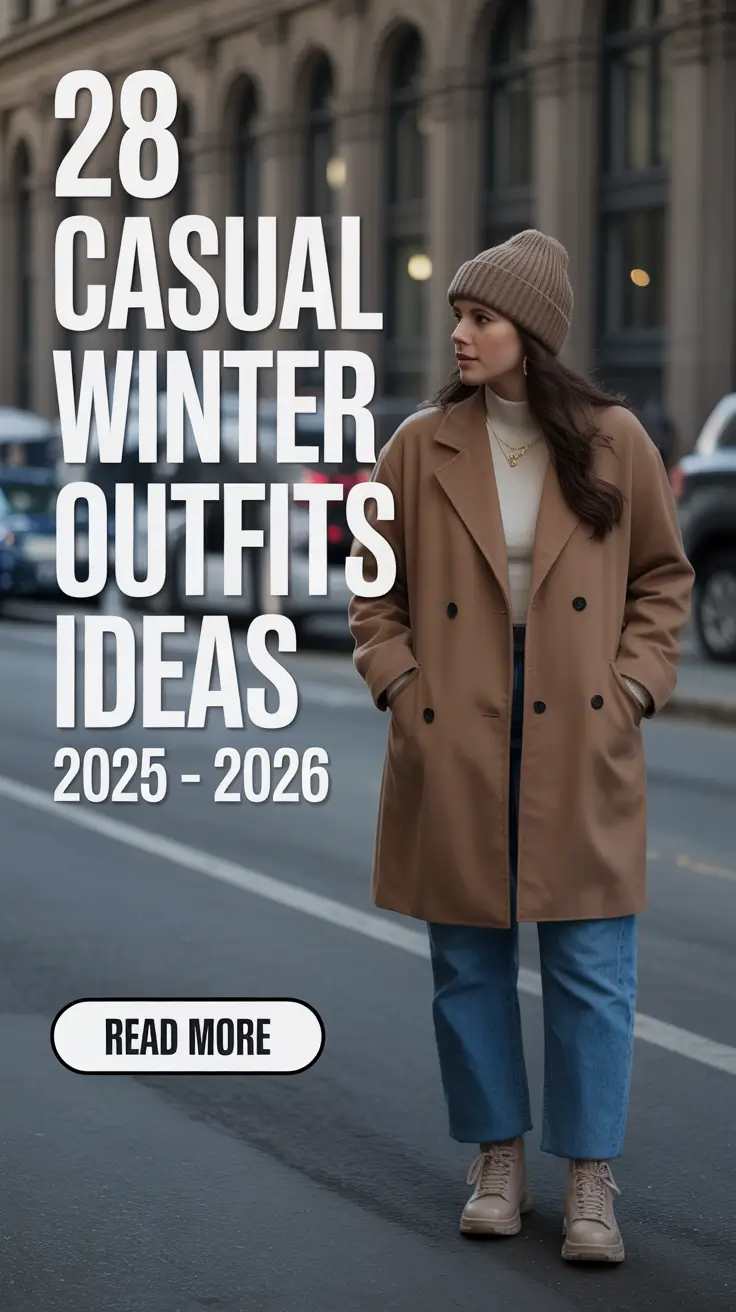 Casual Winter Outfits Ideas 2025 2026 Comfy Chic